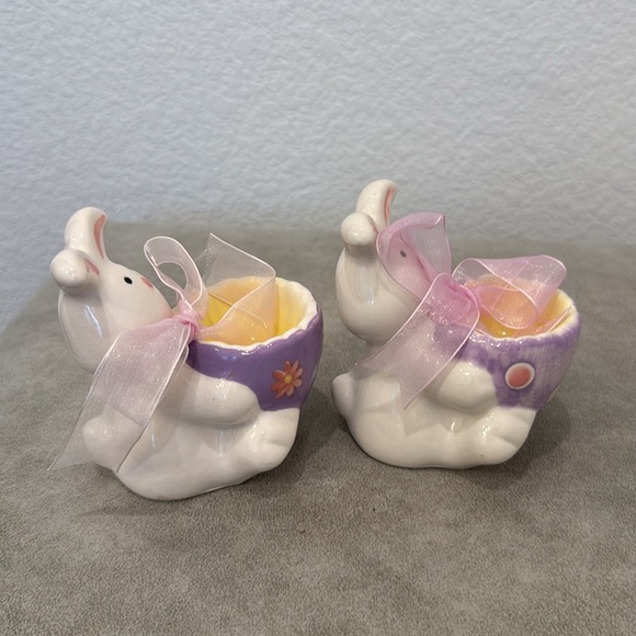 Ceramic rabbit egg holder. - Picture 4 of 8